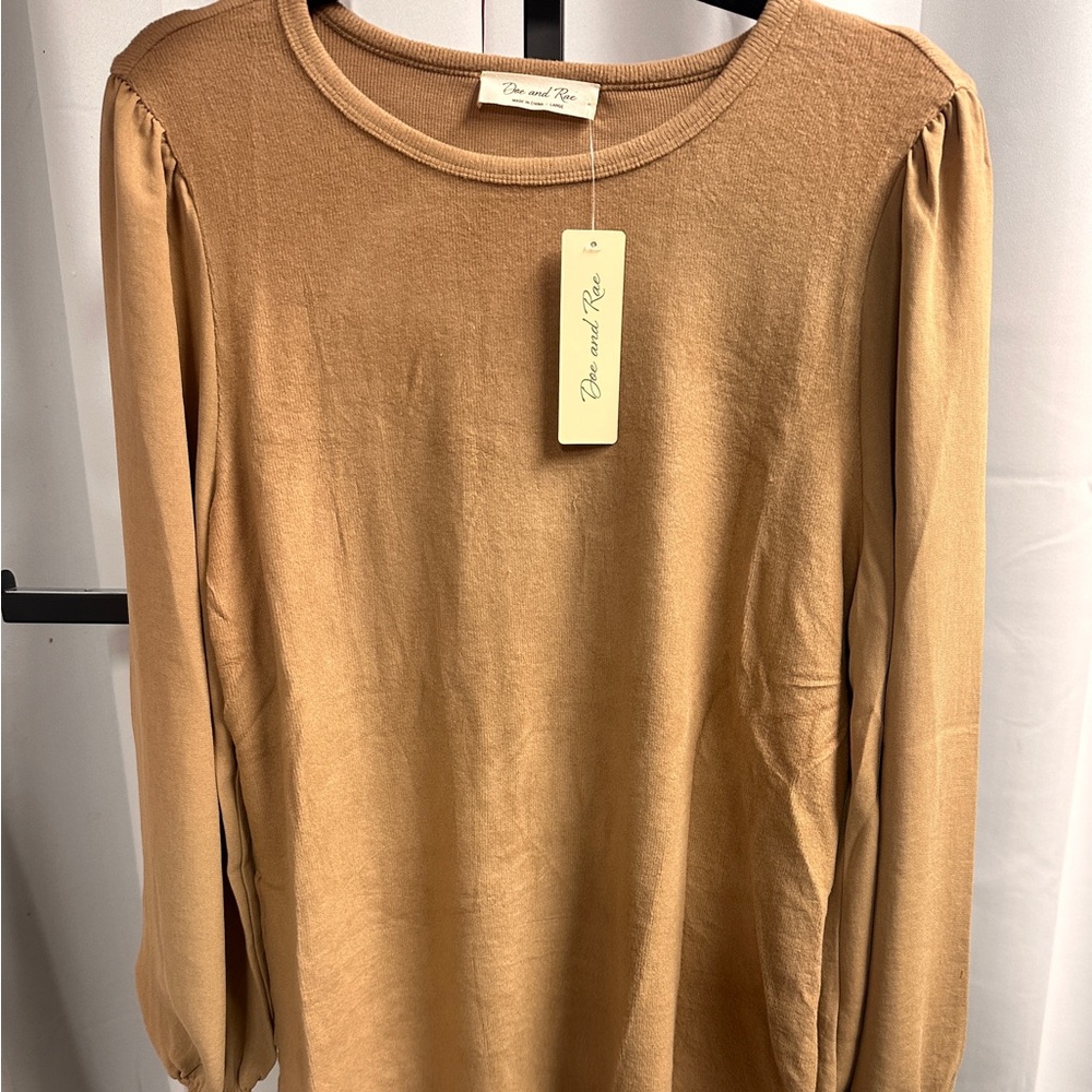 Brand new with tags taupe top